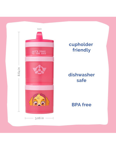 Contenedores apilables Whiskware Paw Patrol 3 tazas 79-237 ml
