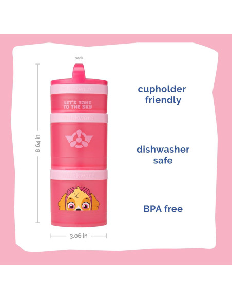 Contenedores apilables Whiskware Paw Patrol 3 tazas 79-237 ml