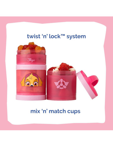 Contenedores apilables Whiskware Paw Patrol 3 tazas 79-237 ml