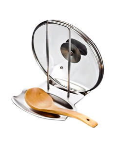 Soporte para Tapa de Sartén Acero Inoxidable iPstyle 19x15.5cm