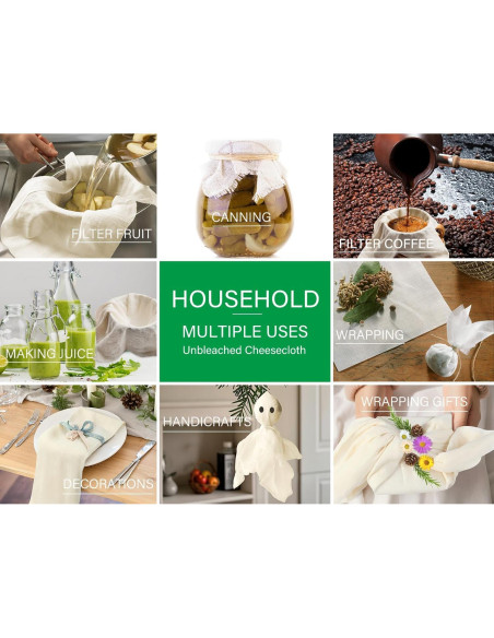 Rollo de Tela de Queso Olicity Grado 100 0.91x9.14 m Algodón