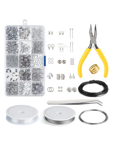 Kit de Fabricación de Joyería KUUQA - 15 Piezas y Herramientas