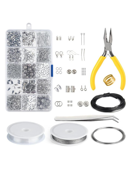 Kit de Fabricación de Joyería KUUQA - 15 Piezas y Herramientas