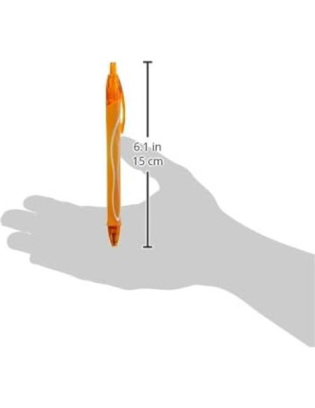 Bolígrafos de Gel BIC Gelocity Secado Rápido, 12 Colores, 0.7mm