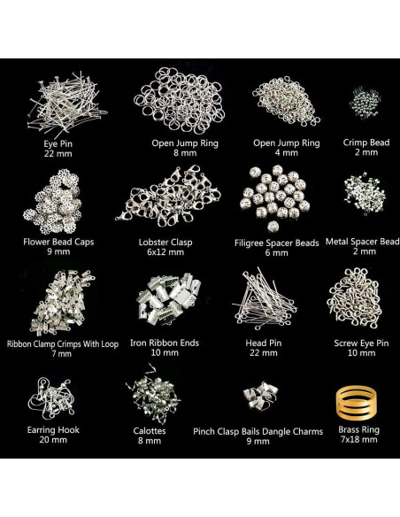 Kit de Fabricación de Joyería KUUQA - 15 Piezas y Herramientas