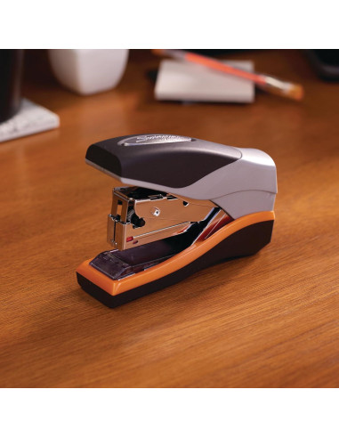 Grapadora Swingline Optima 40, 40 Hojas, Compacta, Negro y Plata