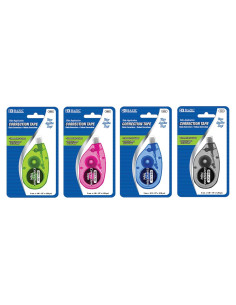 Cinta Correctora BAZIC 5 mm x 599 cm, Aplicador Ergonómico