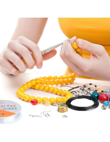 Kit de Fabricación de Joyería KUUQA - 15 Piezas y Herramientas