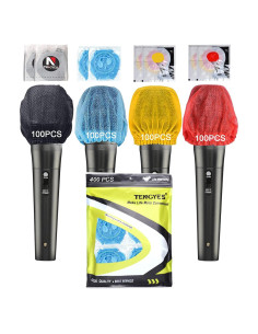 400 Cubiertas Desechables para Micrófono TENGYES Multicolor