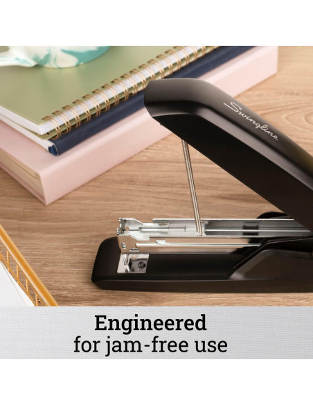 Grapadora Swingline Negra + 5000 Grapas Estándar + Quitagrapas