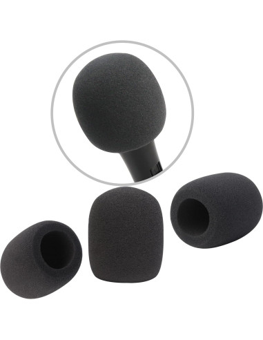 Juego de 2 Fundas de Espuma para Micrófono HIYANCO 7.49cm