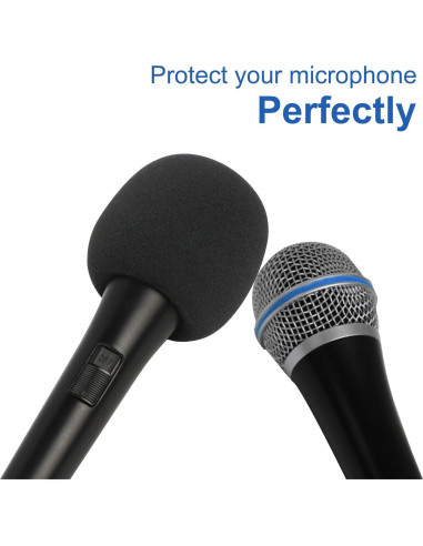 Juego de 2 Fundas de Espuma para Micrófono HIYANCO 7.49cm