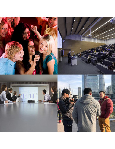 Cubierta de micrófono desechable 800 PCS Negro - Antipolución