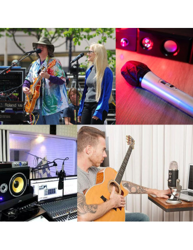 Cubierta de micrófono desechable 800 PCS Negro - Antipolución