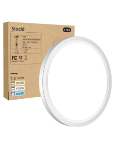 Aplique de Techo LED Slochi 15W 3000K-6500K 19.05cm Blanco