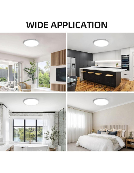 Luz de Techo LED Hykolity 30.48 cm 24W CCT Seleccionable