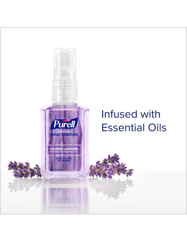 Gel desinfectante de manos Purell Advanced Lavanda 2 oz - Paquete de 6
