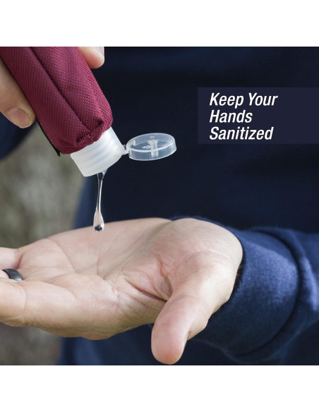Llave desinfectante de manos portátil - Botella 59 ml azul