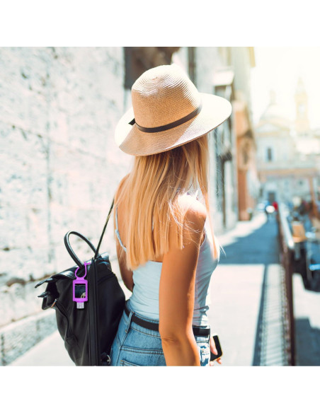 6 Botellas Vacías de Gel Antibacterial 60ml VHOPMORE Portátiles