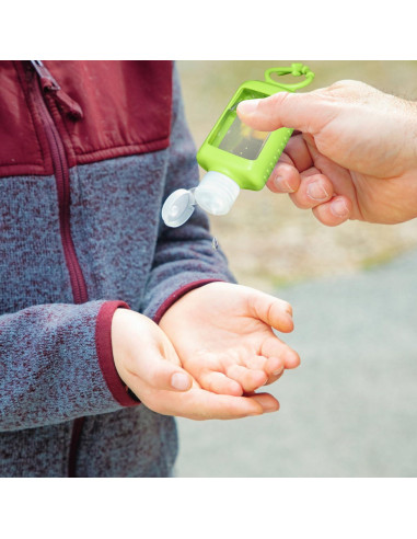 6 Botellas Vacías de Gel Antibacterial 60ml VHOPMORE Portátiles