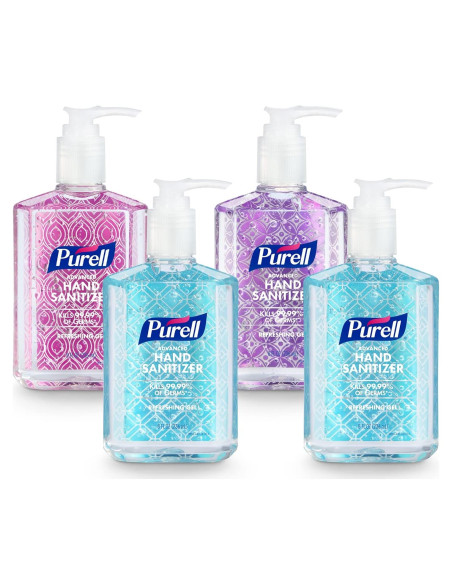 Gel Desinfectante de Manos Purell Avanzado 4x240ml con Bomba