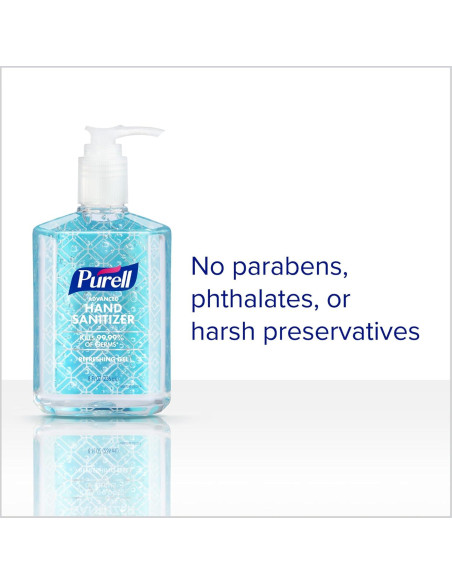 Gel Desinfectante de Manos Purell Avanzado 4x240ml con Bomba