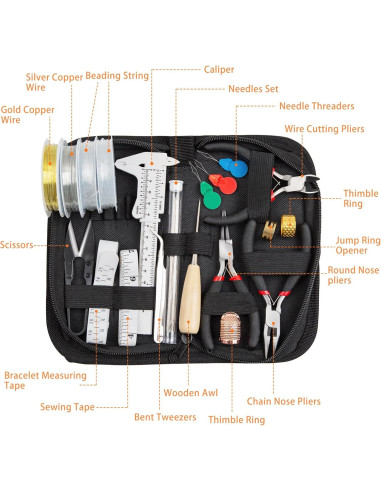 Kit de Fabricación de Joyas GTAAOY con Herramientas y Accesorios