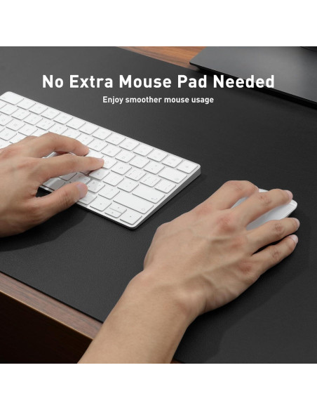 Alfombrilla de Escritorio Aothia de Cuero PU Antideslizante 60x35cm