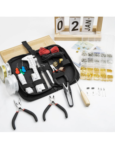 Kit de Fabricación de Joyas GTAAOY con Herramientas y Accesorios