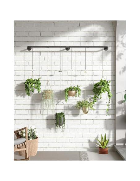 Soporte para Plantas Interior SOFITORG 165 cm Metal Negro