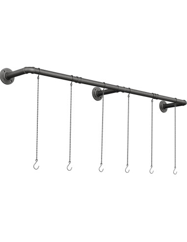 Soporte para Plantas Interior SOFITORG 165 cm Metal Negro