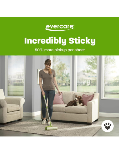 Recargas Rodillo Quitapelusas Evercare Mega 3x50 Hojas