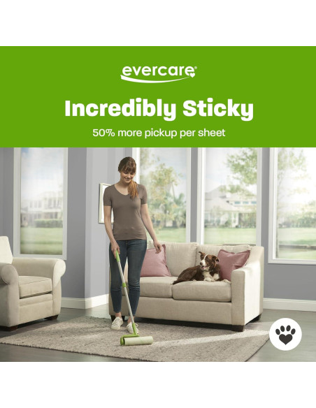 Recargas Rodillo Quitapelusas Evercare Mega 3x50 Hojas