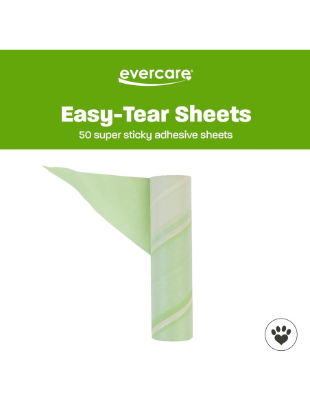 Recargas Rodillo Quitapelusas Evercare Mega 3x50 Hojas