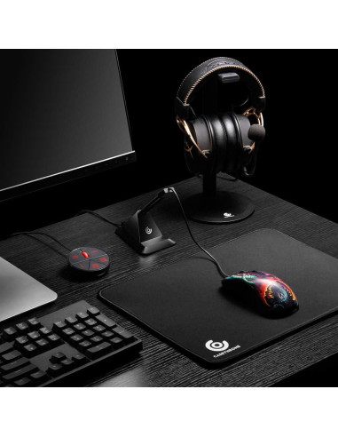 Mouse Bungee para Juegos Casethrone V2 - Control de Cable Negro