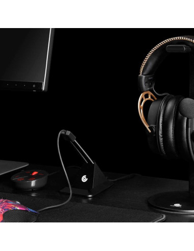 Mouse Bungee para Juegos Casethrone V2 - Control de Cable Negro