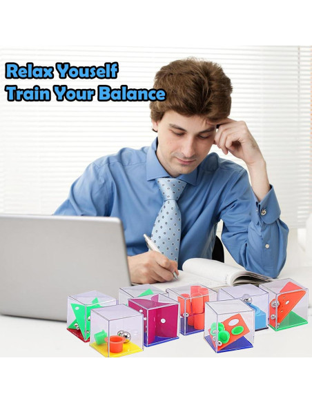 24 Cubos de Rompecabezas de Laberinto IQ Exinddea - 4 cm