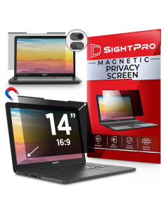 Filtro de Privacidad Magnético SightPro 14" 16:9 para Laptop