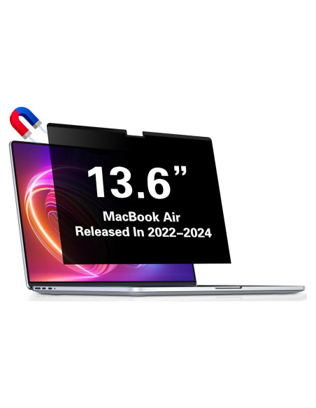 Filtro de Privacidad Magnético LUSA DESIGN para MacBook Air 13.6"