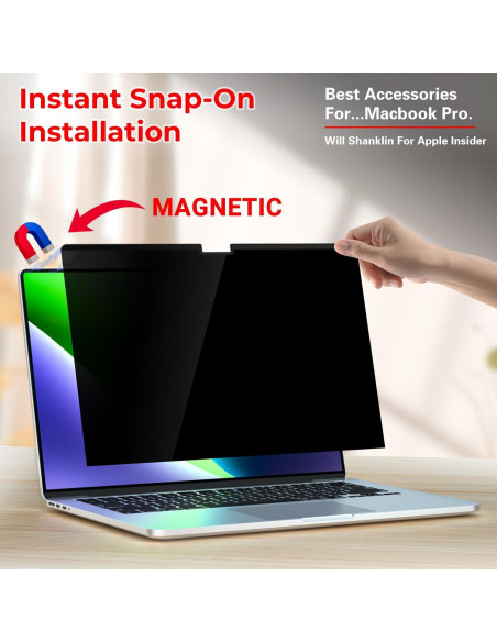 Filtro de Privacidad Magnético LUSA DESIGN para MacBook Air 13.6"