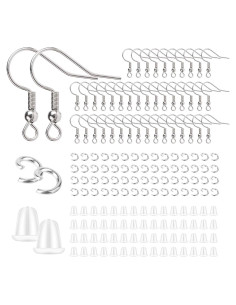 Kit 600pcs Ganchos de Aretes Acero Inoxidable GUFJUCH