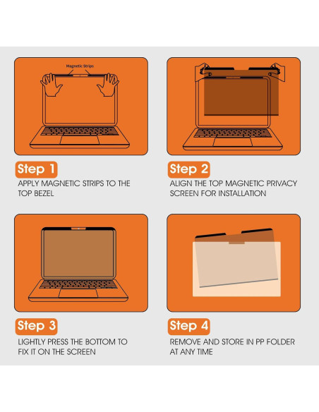 Pantalla de Privacidad Magnética BSPROTE 14" Antirreflejo