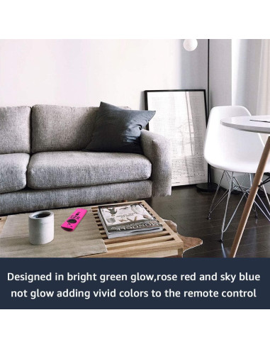 Funda de Control Remoto Fire Stick ONEBOM 3 Pack Brillo