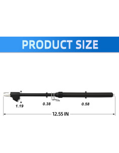 Medidor de Presión de Neumáticos MEANLIN 10-150 Psi Doble Cabeza 2