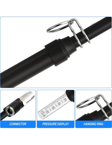 Medidor de Presión de Neumáticos MEANLIN 10-150 Psi Doble Cabeza