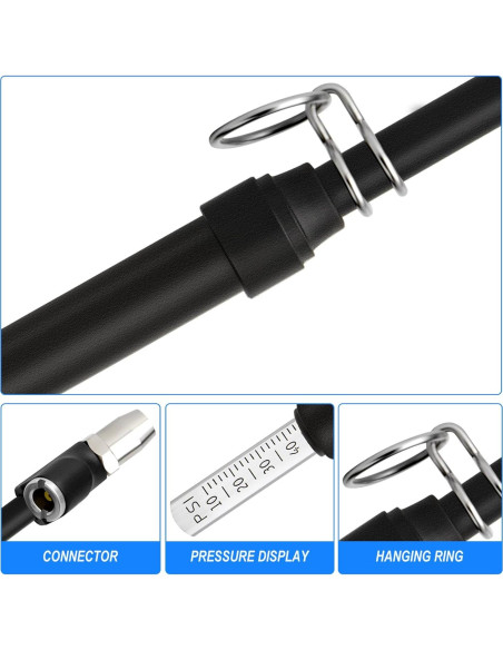 Medidor de Presión de Neumáticos MEANLIN 10-150 Psi Doble Cabeza