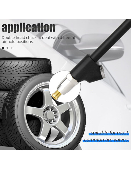 Medidor de Presión de Neumáticos MEANLIN 10-150 Psi Doble Cabeza