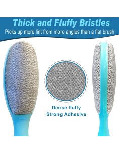 Cepillo de Pelusa Reutilizable Ezclean 2 Pack para Ropa y Muebles 2