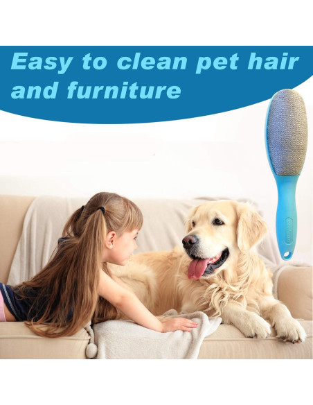 Cepillo de Pelusa Reutilizable Ezclean 2 Pack para Ropa y Muebles