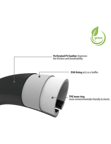 Cubierta de Volante Deportivo Elantrip 37-39 cm Antideslizante